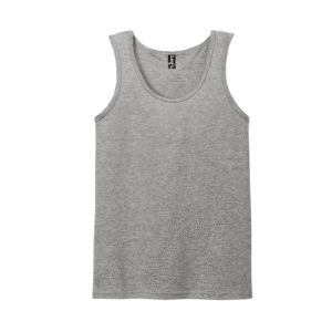 Fitted Tank Top in Light Heather Grey