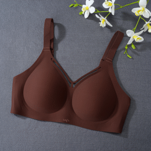 Seamless Brown Nude Bra