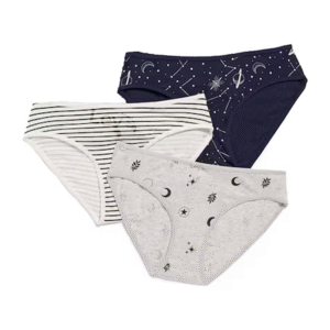 3 Pieces soft towel Underwear Set